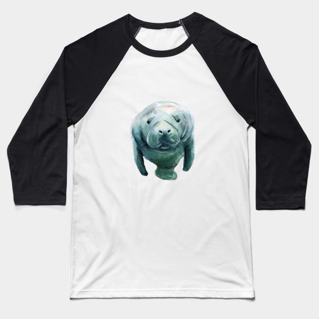 The Sea Cow! Baseball T-Shirt by MSerido